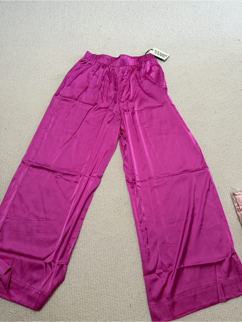 Daily Drills Men’s Relaxed Chinos - Fuchsia - Picture 6 of 6
